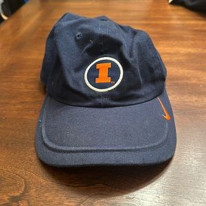 University of Illinois adjustable hat navy blue
